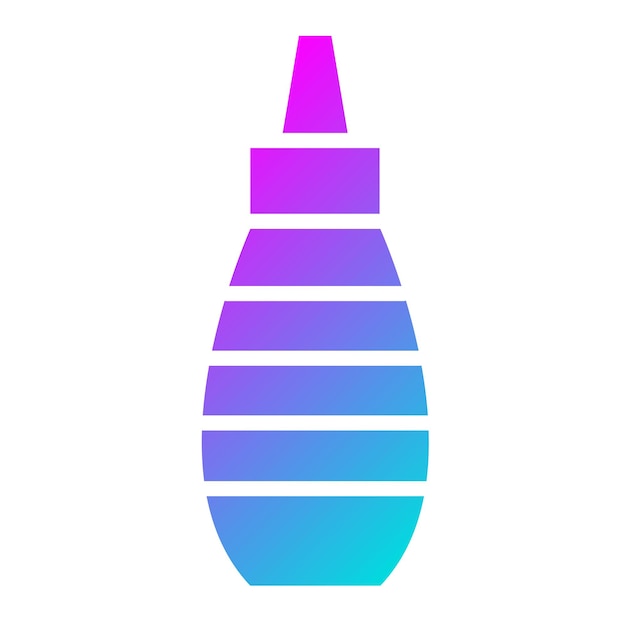 Ilustración del diseño del icono del vector de salsa