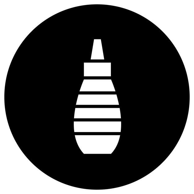 Ilustración del diseño del icono del vector de salsa