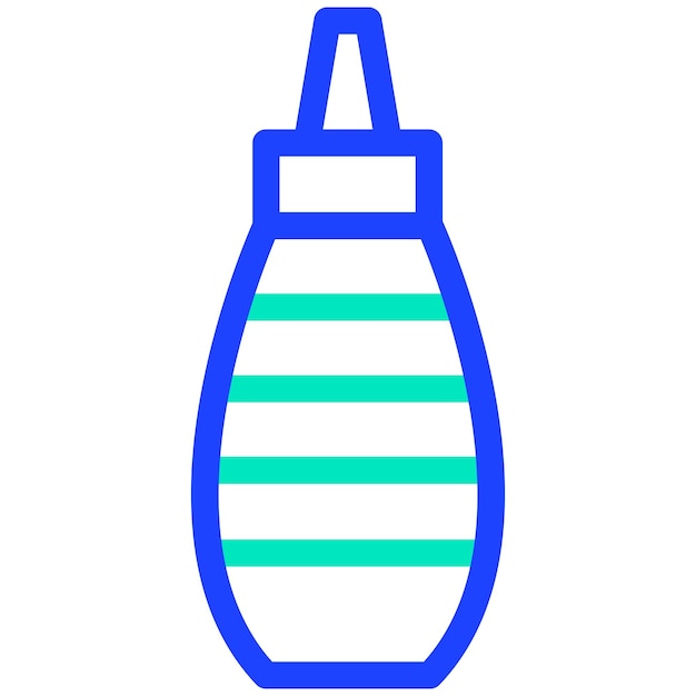 Ilustración del diseño del icono del vector de salsa