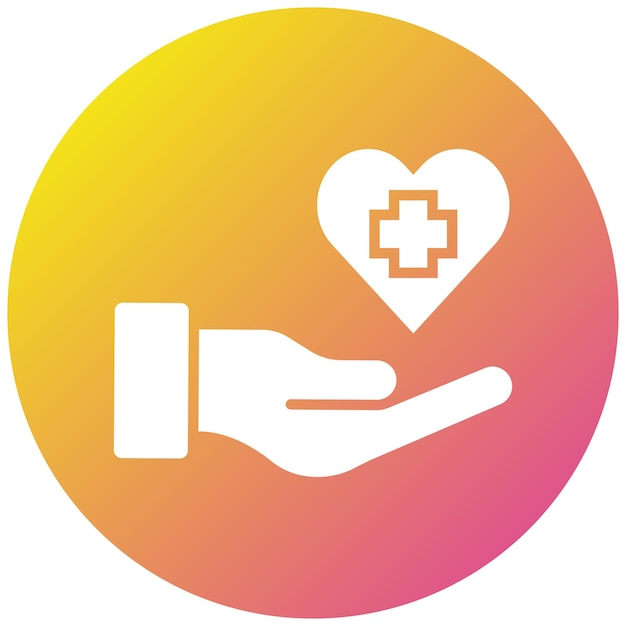 Ilustración del diseño del icono del vector de salud
