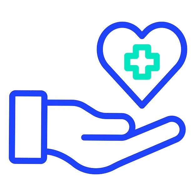 Ilustración del diseño del icono del vector de salud