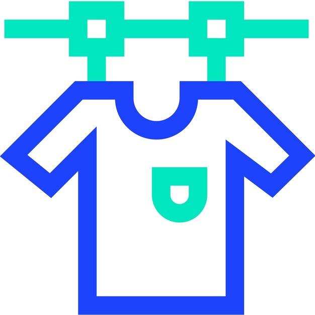 Ilustración del diseño del icono del vector de secado