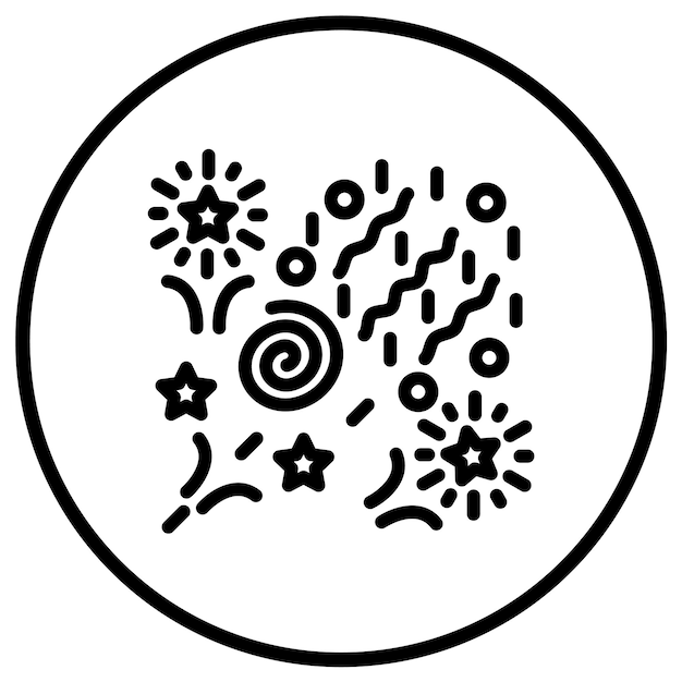 Ilustración del diseño del icono del vector serpentino
