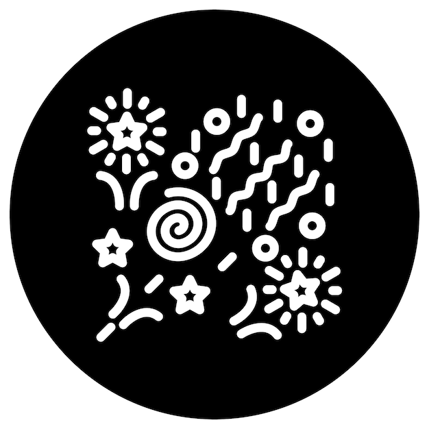 Ilustración del diseño del icono del vector serpentino