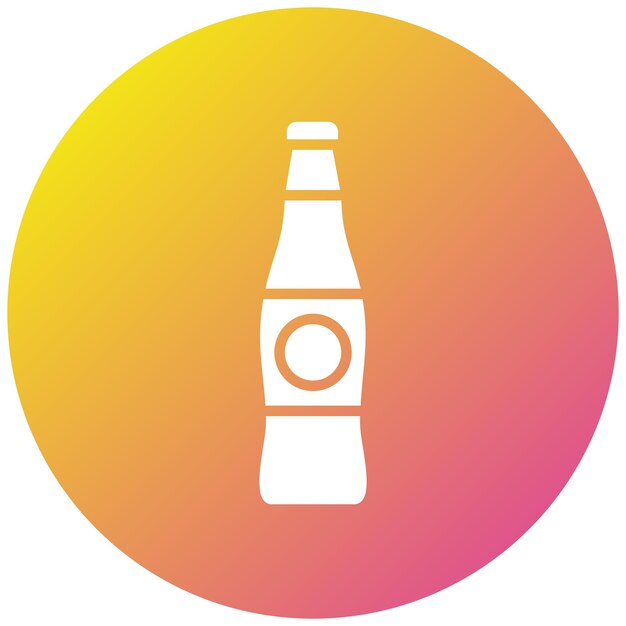 Ilustración del diseño del icono del vector de soda