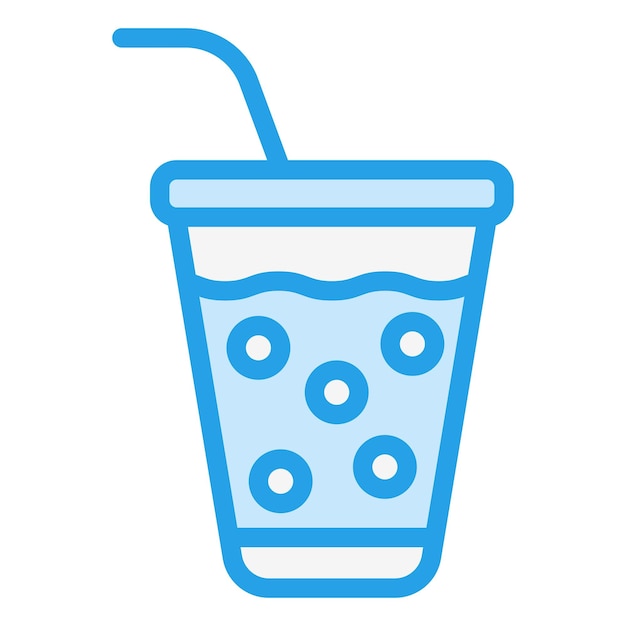 Ilustración del diseño del icono del vector de soda