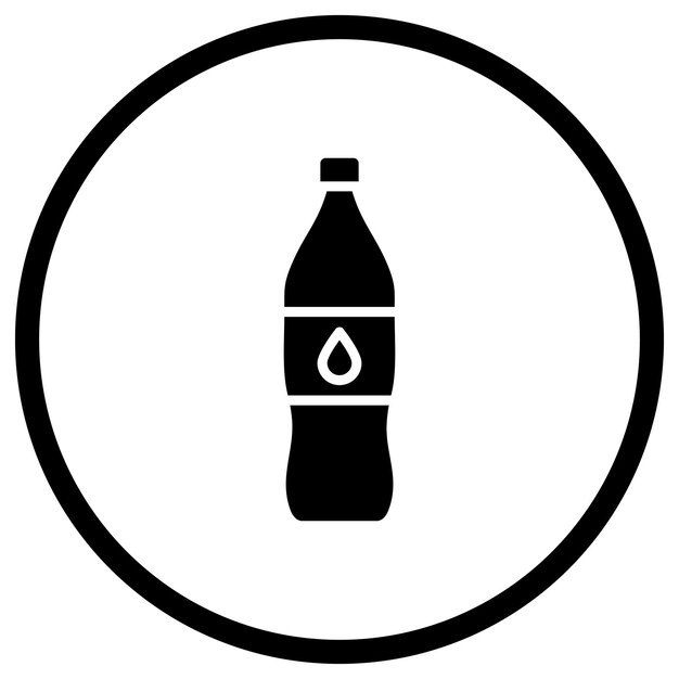 Ilustración del diseño del icono del vector de soda