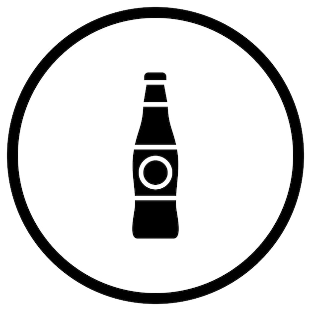 Ilustración del diseño del icono del vector de soda
