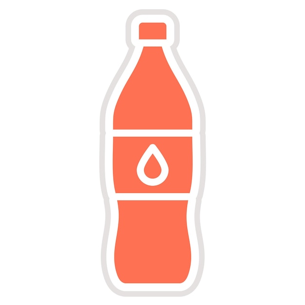 Ilustración del diseño del icono del vector de soda