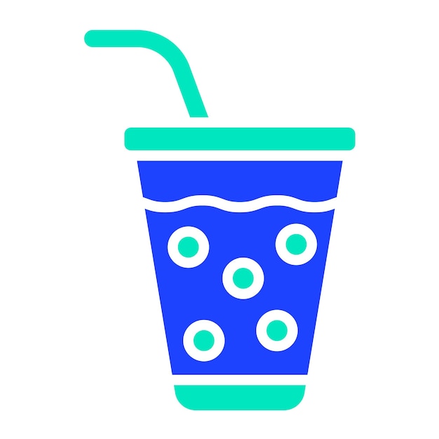 Ilustración del diseño del icono del vector de soda