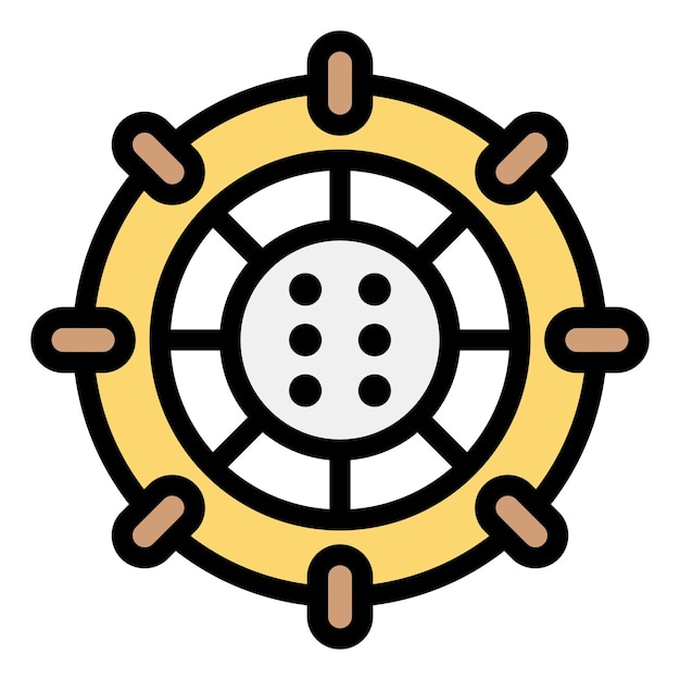 Ilustración del diseño del icono del vector de Stargate