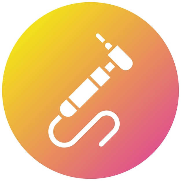 Ilustración del diseño del icono del vector del taladro de dientes