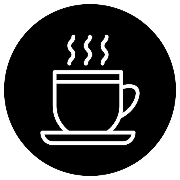 Ilustración del diseño del icono del vector de té