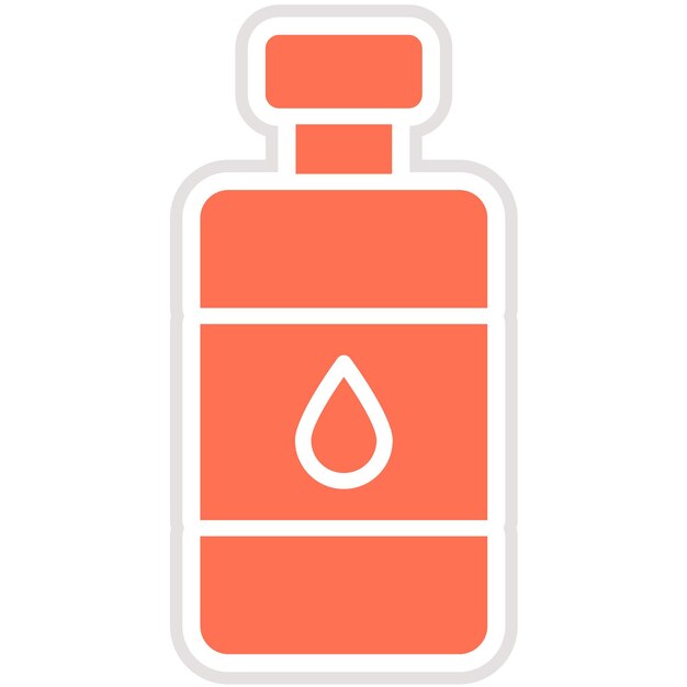 Ilustración del diseño del icono del vector de toner