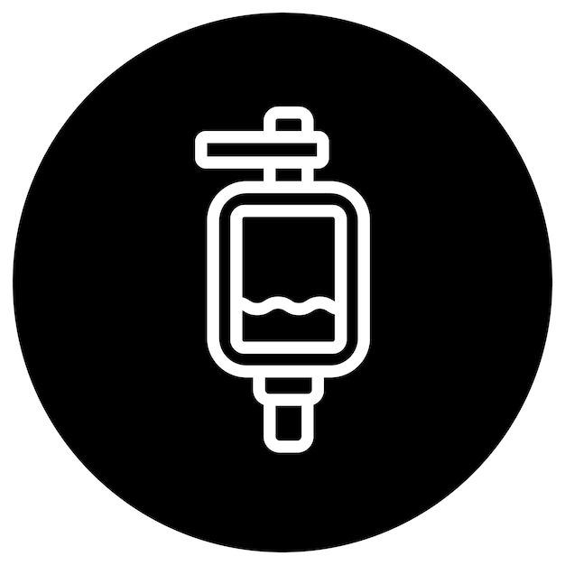 Ilustración del diseño del icono del vector urinario