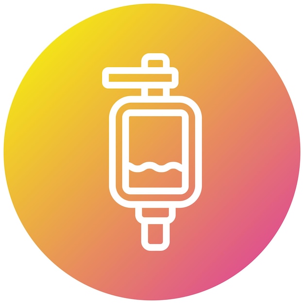 Ilustración del diseño del icono del vector urinario