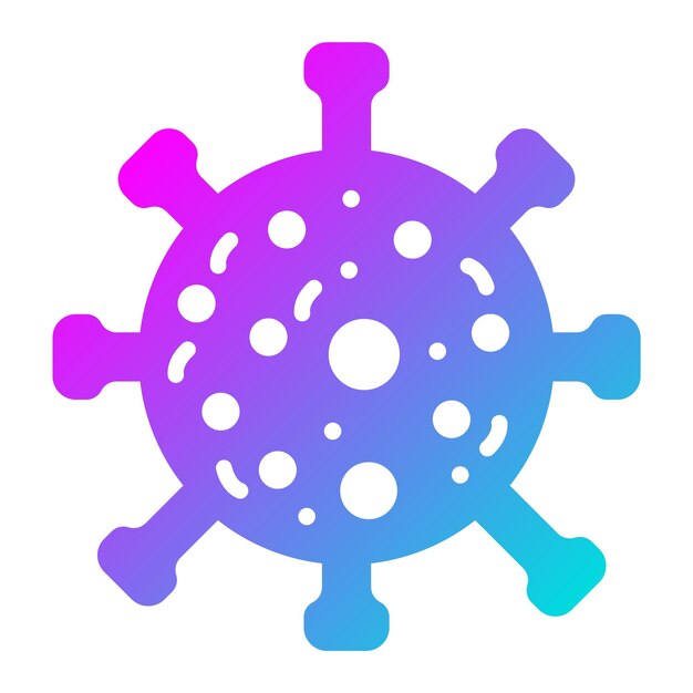 Ilustración del diseño del icono del vector de virus