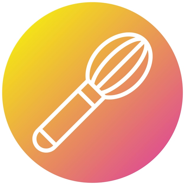 Ilustración del diseño del icono del vector Whisk