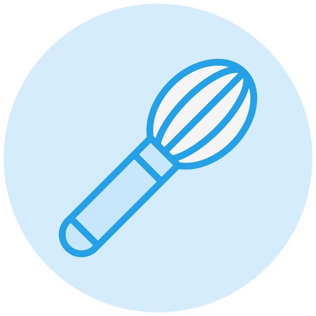 Ilustración del diseño del icono del vector Whisk