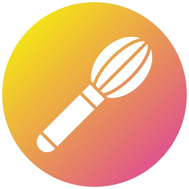 Ilustración del diseño del icono del vector Whisk
