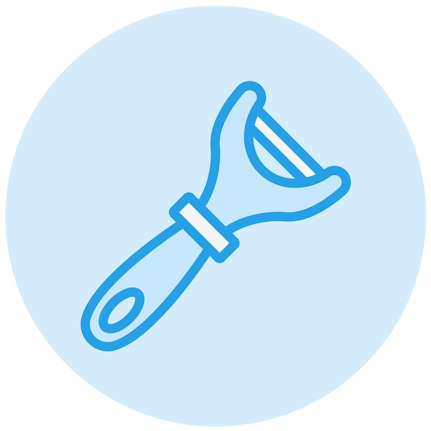 Ilustración del diseño del icono vectorial del abridor de botellas