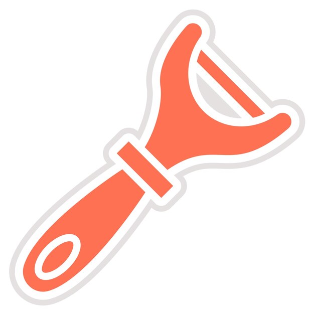 Ilustración del diseño del icono vectorial del abridor de botellas