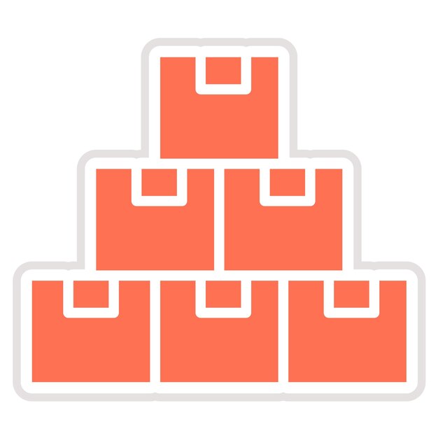 Ilustración del diseño del icono vectorial de acciones