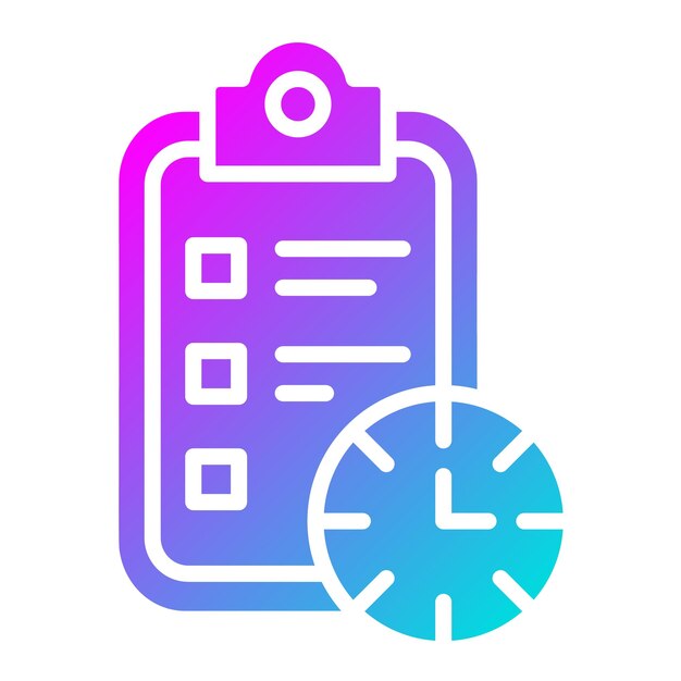 Ilustración del diseño del icono vectorial de la agenda