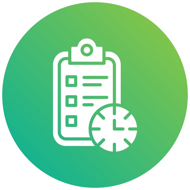 Ilustración del diseño del icono vectorial de la agenda