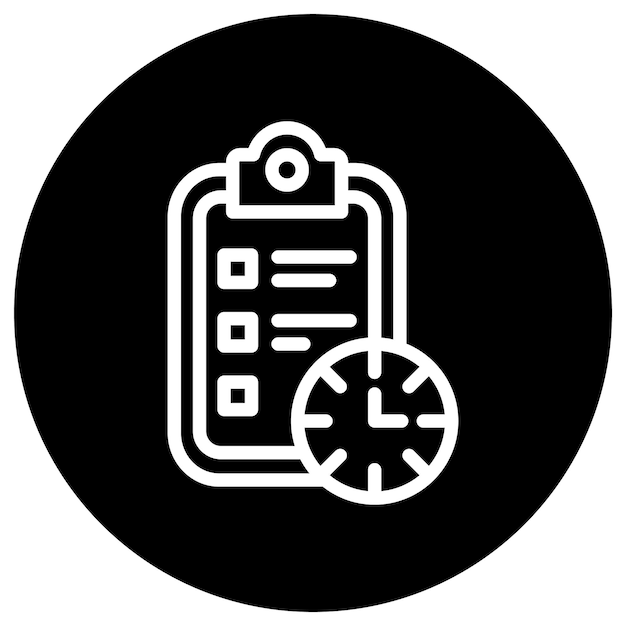 Ilustración del diseño del icono vectorial de la agenda