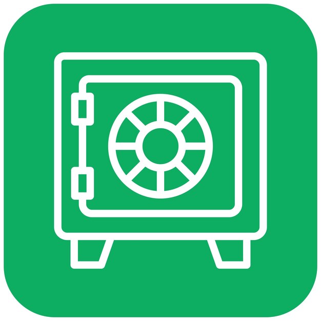 Ilustración del diseño del icono vectorial de almacenamiento