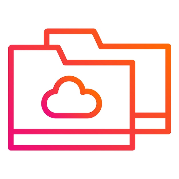 Ilustración del diseño del icono vectorial de almacenamiento