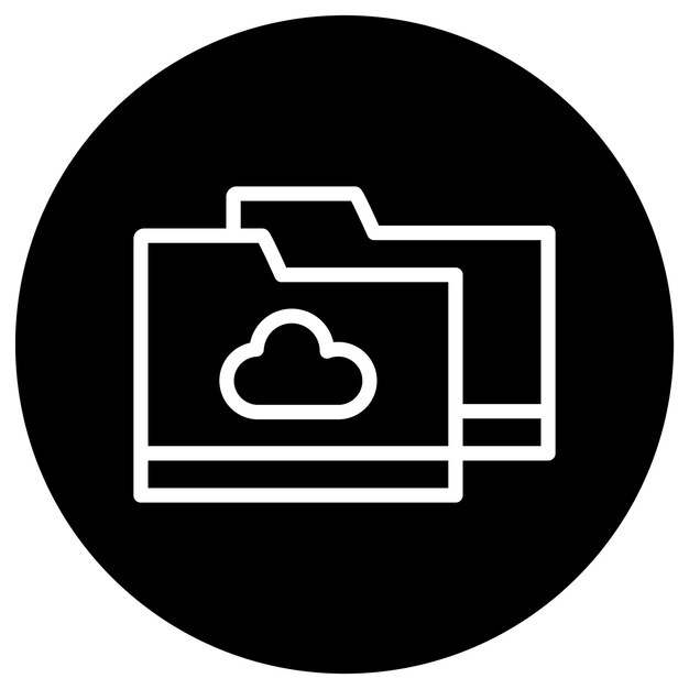 Ilustración del diseño del icono vectorial de almacenamiento