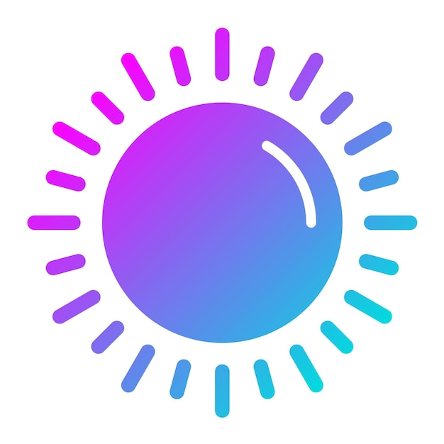 Ilustración del diseño del icono vectorial del amanecer