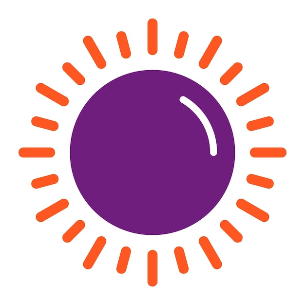 Ilustración del diseño del icono vectorial del amanecer