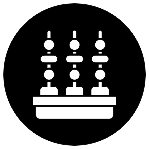 Ilustración del diseño del icono vectorial del aperitivo