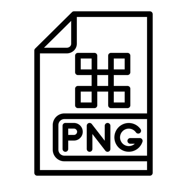 Ilustración del diseño del icono vectorial del archivo png
