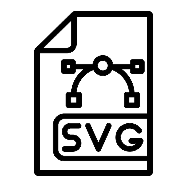 Ilustración del diseño del icono vectorial del archivo Svg