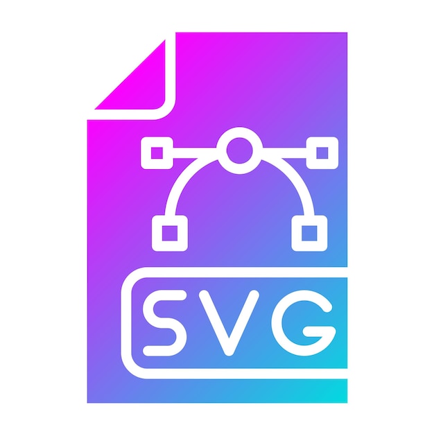 Ilustración del diseño del icono vectorial del archivo Svg