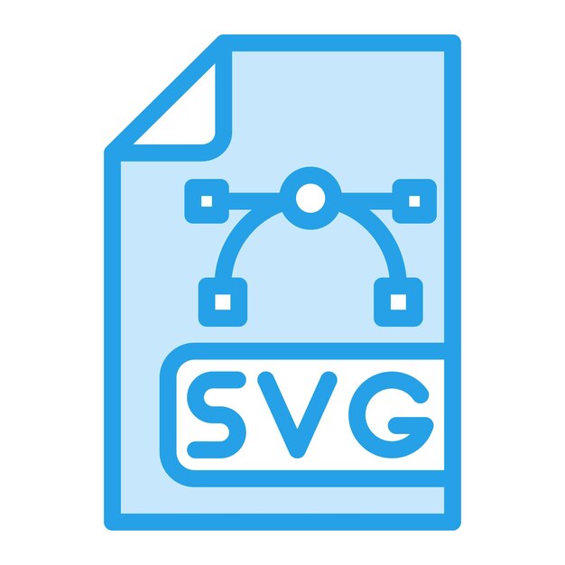 Ilustración del diseño del icono vectorial del archivo Svg