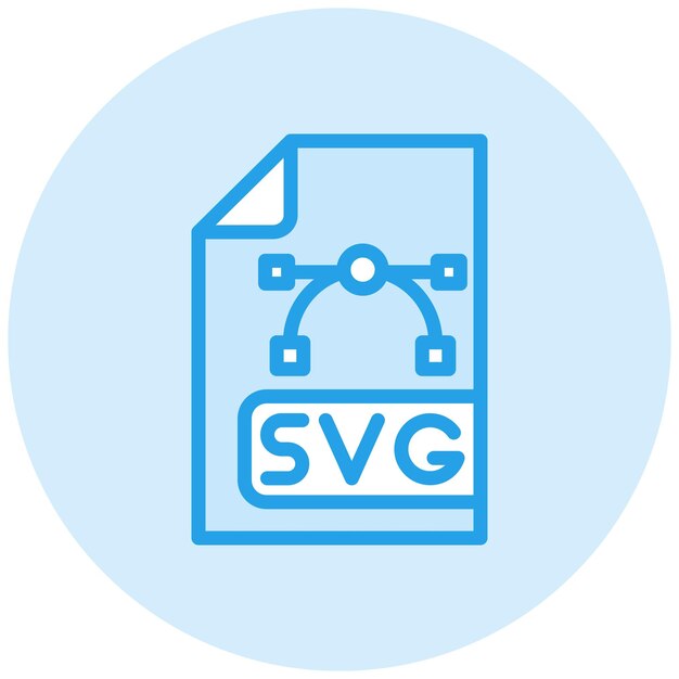 Ilustración del diseño del icono vectorial del archivo Svg