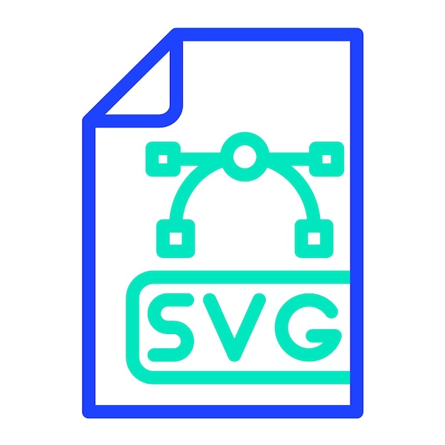 Ilustración del diseño del icono vectorial del archivo Svg