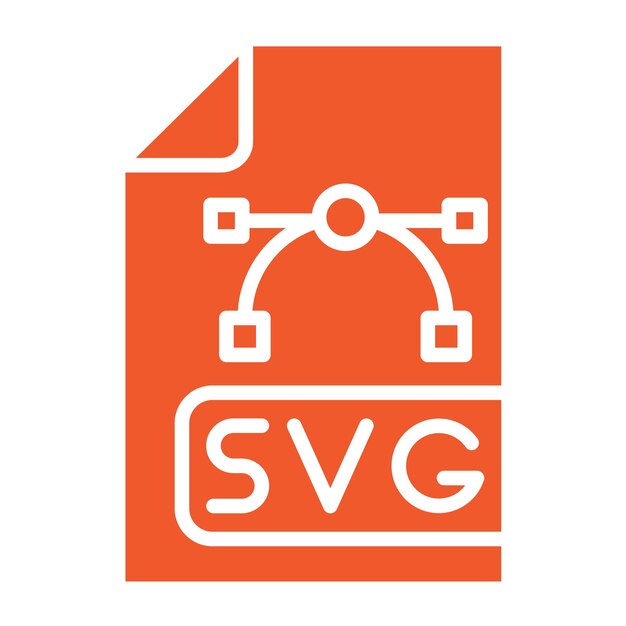 Ilustración del diseño del icono vectorial del archivo Svg