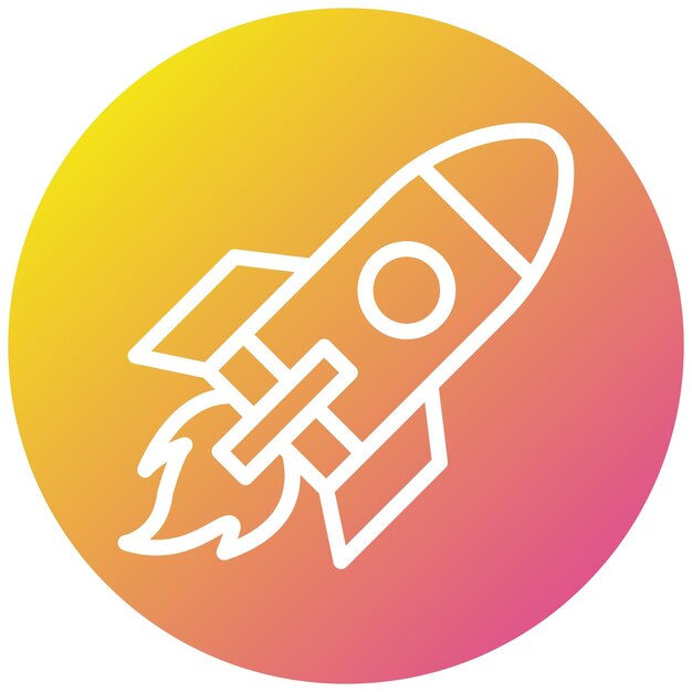 Ilustración del diseño del icono vectorial de arranque