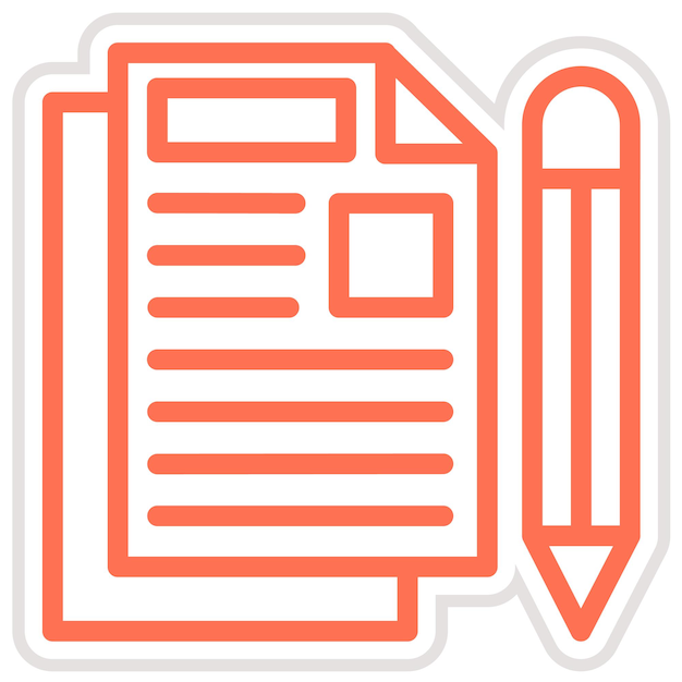 Ilustración del diseño del icono vectorial del artículo