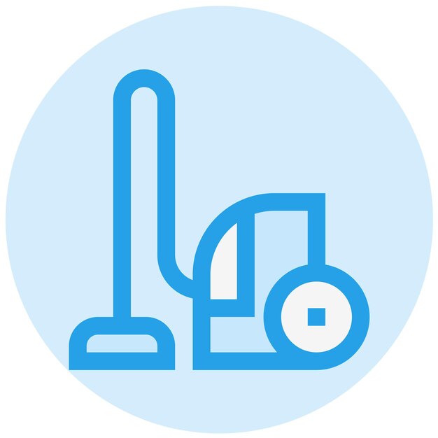 Ilustración del diseño del icono vectorial de la aspiradora