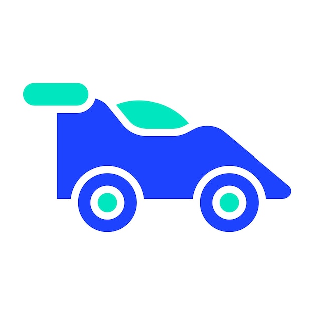 Ilustración del diseño del icono vectorial del automóvil
