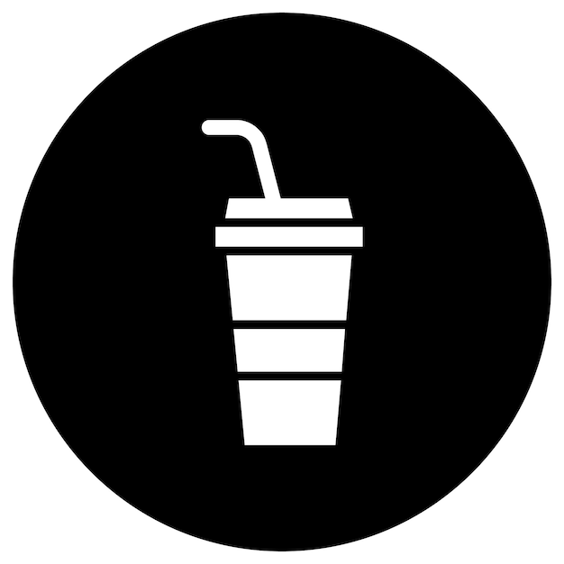 Ilustración del diseño del icono vectorial de la bebida
