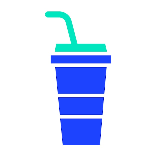 Ilustración del diseño del icono vectorial de la bebida