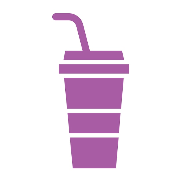 Ilustración del diseño del icono vectorial de la bebida